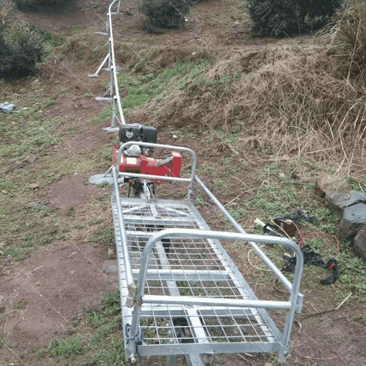 丘陵山地单轨运输机   农田运输单轨运输车  自走式单轨搬运车
