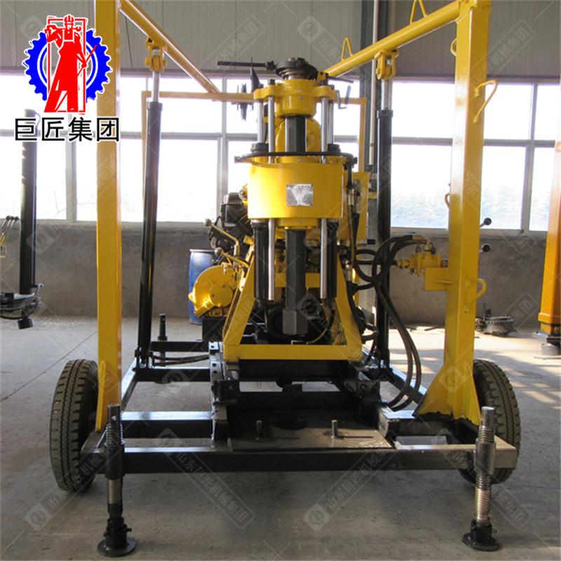 轮式钻机 XYX-130轮式液压工程地质勘探钻机岩心取样钻机百米水井