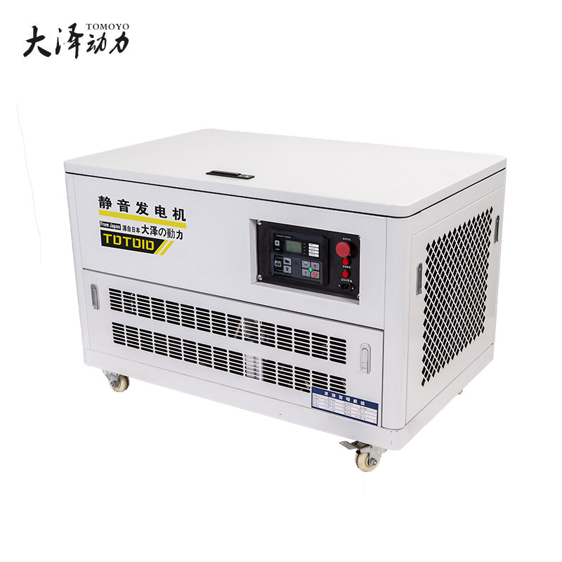 万宁高原使用15千瓦静音汽油发电机组