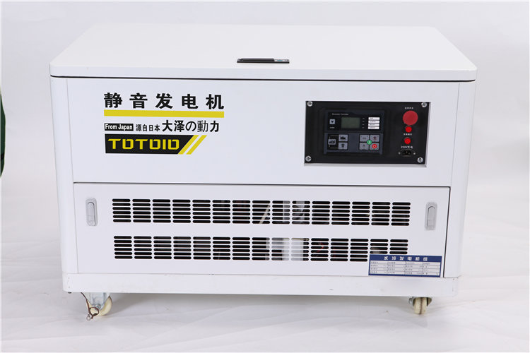 10KW车载水冷静音汽油发电机