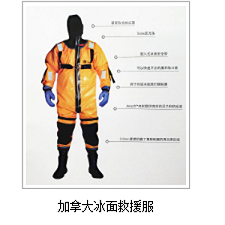 供应加拿大冰面救援服  冰面救援套装 量大从优