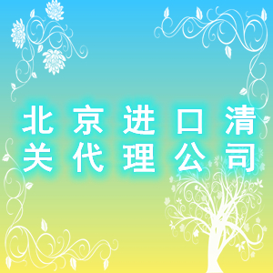 北京进口清关代理公司