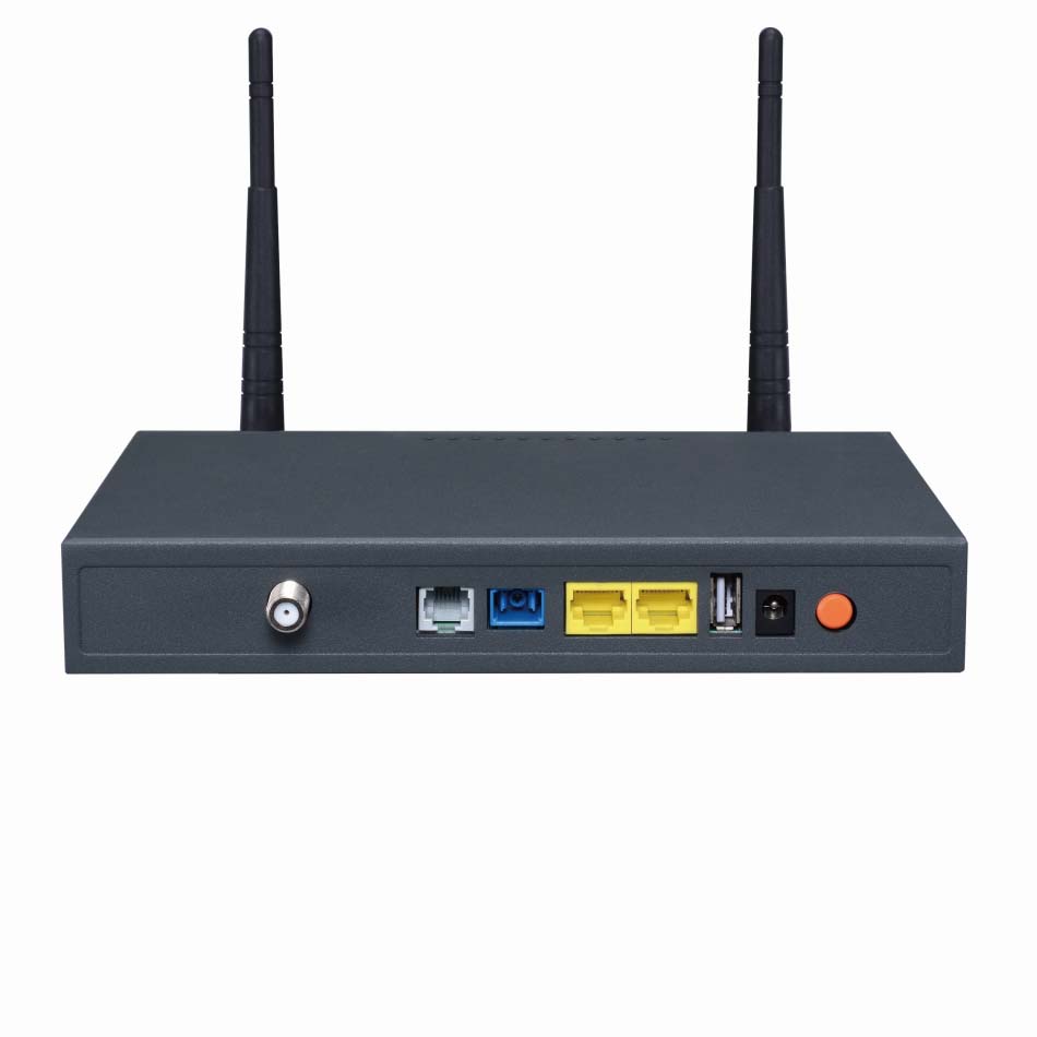 安防监控使用的双口铁壳光猫设备加WiFi
