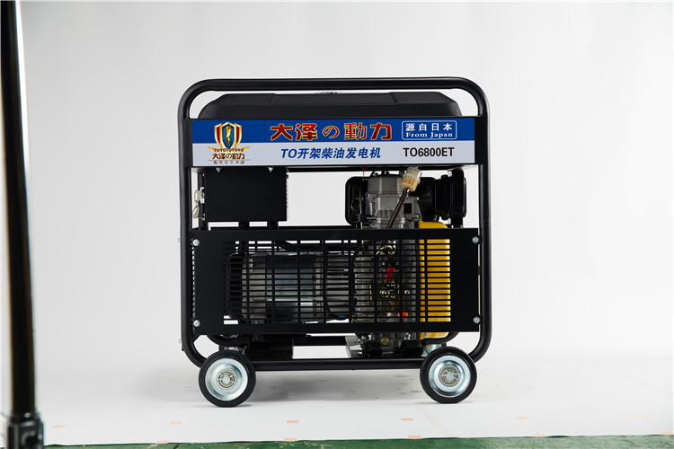自启动5kw单杠柴油发电机 TO6800ET