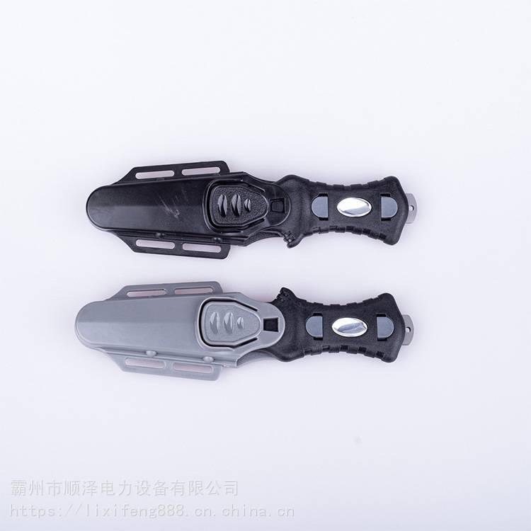 潜水域救援 船用不锈钢水域救援割绳刀高硬度绑腿刀全长27cm