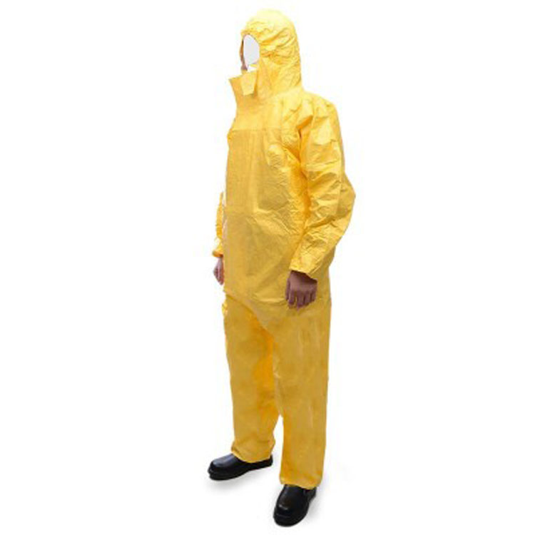 消防抢险救援防护服 化工 矿山救援用连体半封闭轻型防化服