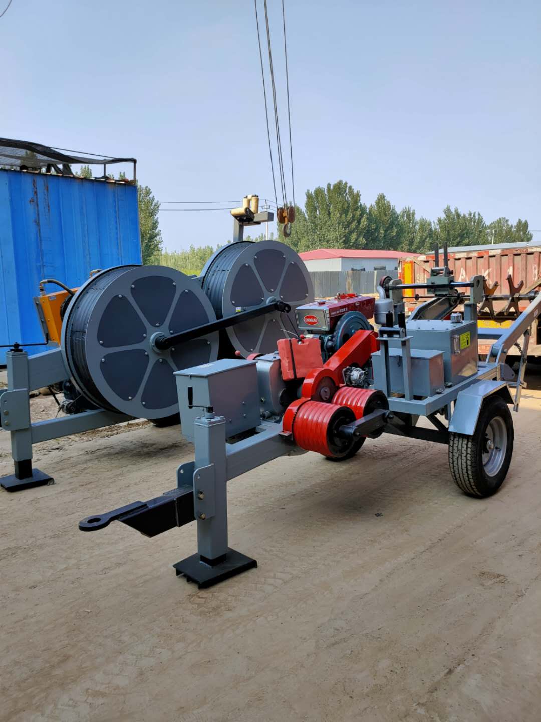 电力施工SA-YQ-50液压张力机 放线设备3T5T