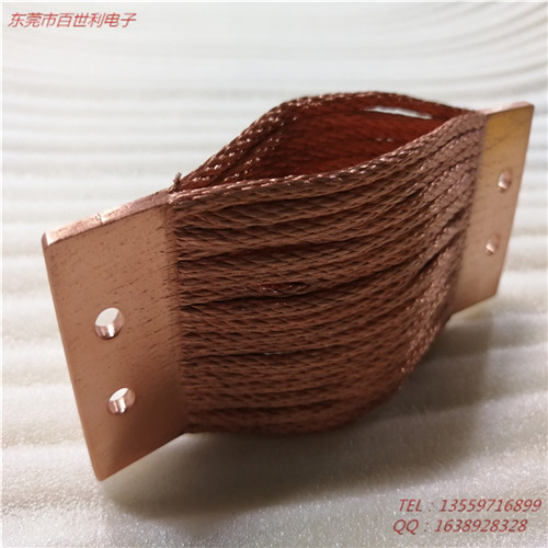 熔压铜绞线软连接裸铜熔压铜绞线软连接