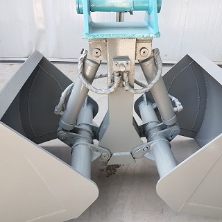 12-20T挖机抓斗HSD600贝壳斗抓取矿石难抓的物料