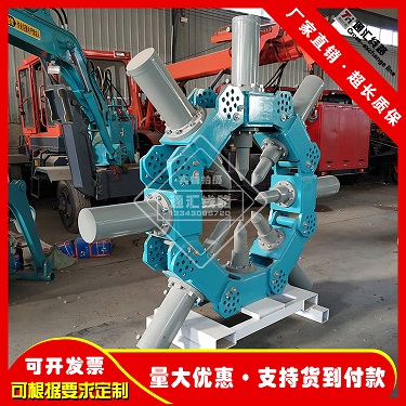 钢筋笼灌注桩凿桩机DPZ8-800圆桩截桩机装载机破桩机截桩设备