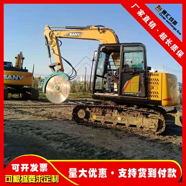 可旋转圆盘岩石开山锯20-40T工地施工回转岩石锯混凝土圆盘锯