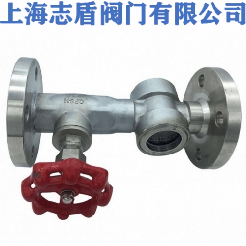不锈钢可视流量闸阀 法兰可视流量闸阀