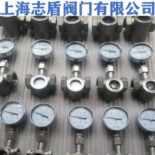 带温度表直通视镜 不锈钢直通视镜