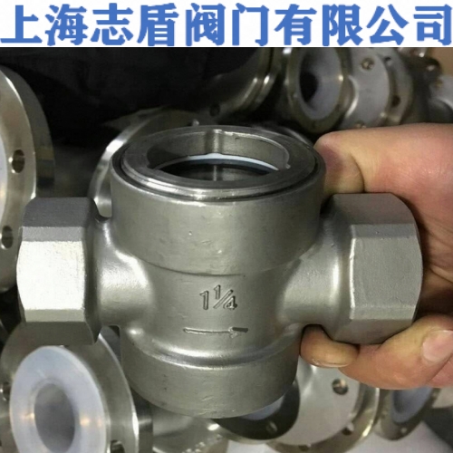 不锈钢内螺纹水流阀 铸钢内螺纹水流阀