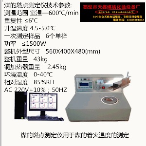 煤炭燃点测定仪  着火温度测定仪