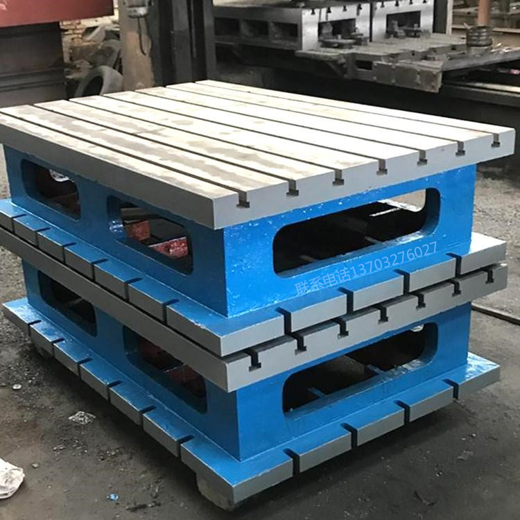 方箱工作台 机床工作台 铸铁垫箱 铸铁T型槽垫箱 灰铸铁垫箱 康兴机电定制