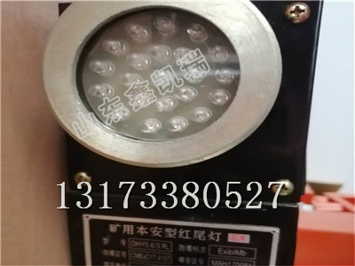 DHY隔爆型机车红尾灯使用方法，双面红光尾灯图片