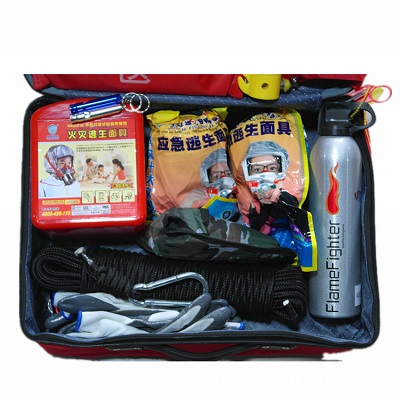 现货包邮火灾逃生用品三口之家消防应急包手提消防应急包户外旅行安全
