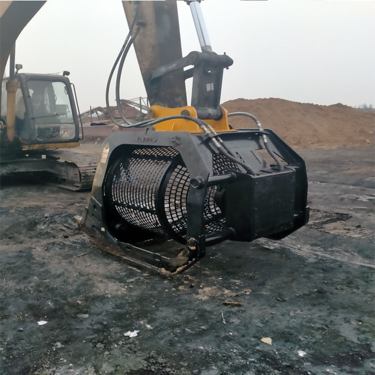 土石分拣滚筒筛GS-30液压旋转筛20-30T圆筒分笼筛