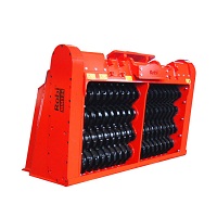 土壤筛分破碎斗多功能高频振动筛分破碎铲SFP-50液压筛分碎石斗