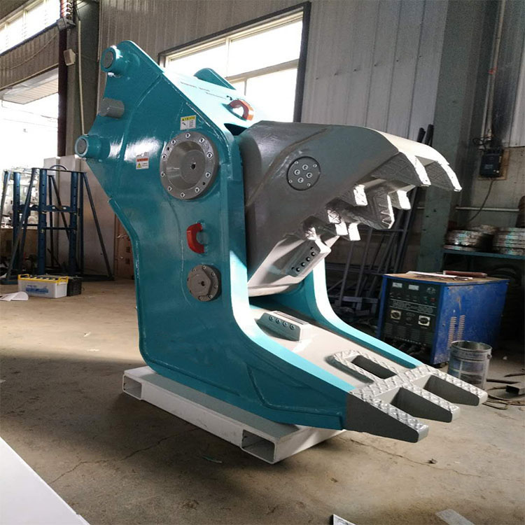 挖掘机前端属具鄂式粉碎钳混凝土钢筋分离粉碎钳液压鄂式夹钳