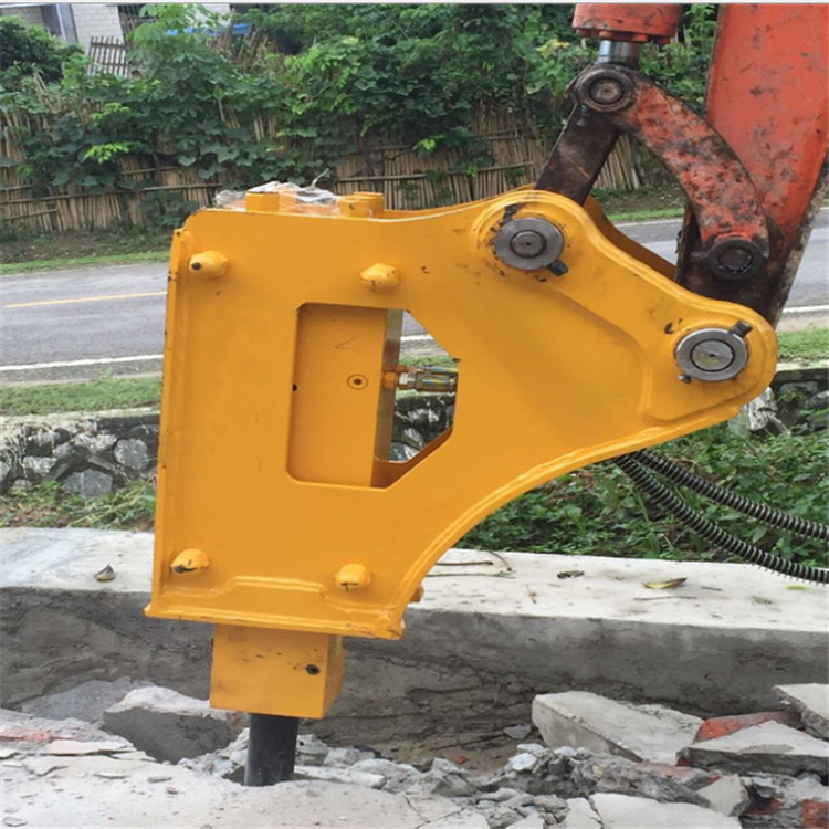 建筑工程破碎工具高频震动打击破碎镐液压岩石振动锤挖机炮头