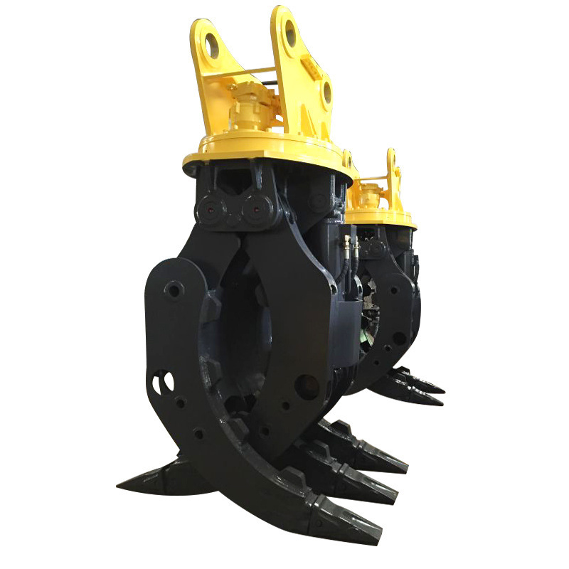 ZMS2500液压旋转抓木器小型液压抓木器30-40T夹木器