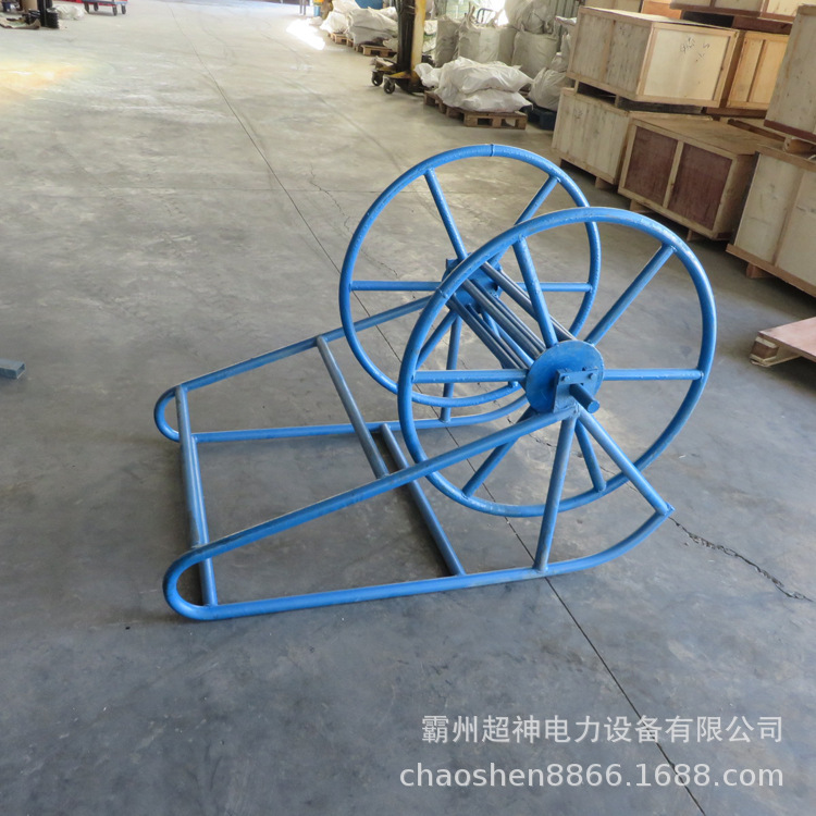 电力施工用SPJ-2钢丝绳绕线盘防扭钢丝绳移动铁架盘