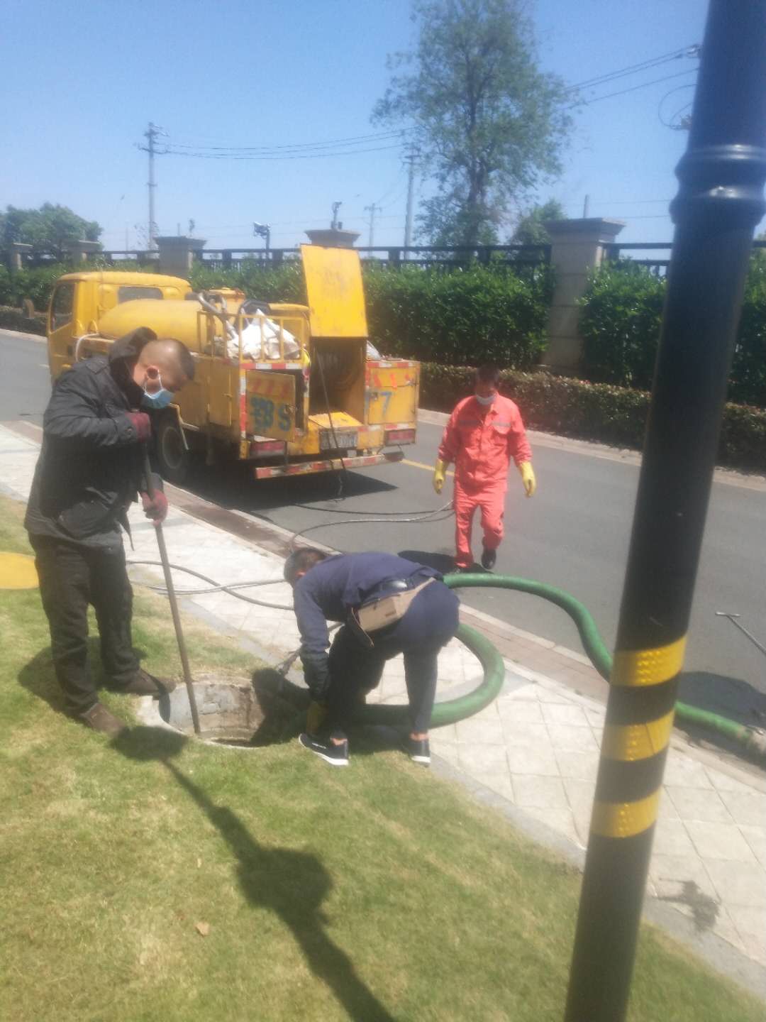 宁波管道疏通高桥环卫所抽粪清理化粪池管道清洗修复抽塘泥