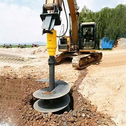 厂家直供小中型挖掘机改大口径桥梁公路地基打桩机螺旋钻