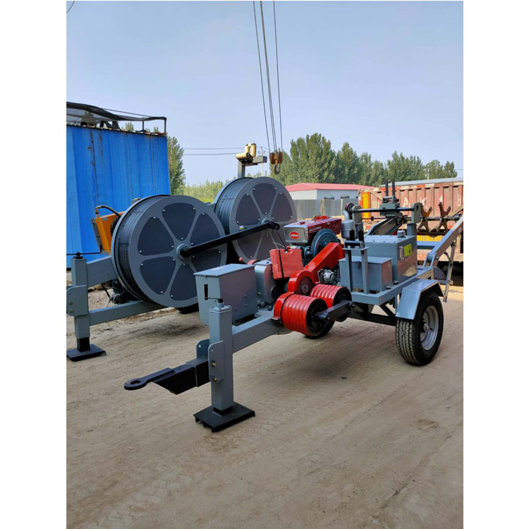 液压牵引机跨越架设拉线机SA-YQ-30道路施工牵张两用机