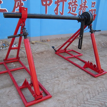 平板小车拖动式3T/5T/8T线盘支承架可折叠线缆放线架