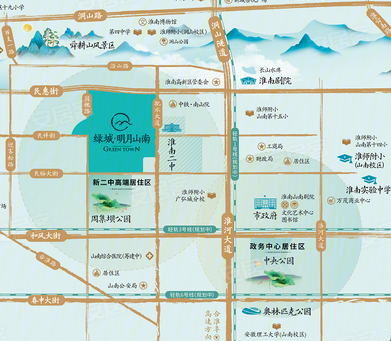 绿城,明月山南,淮南绿城,明月山南,价格,户型图,优惠