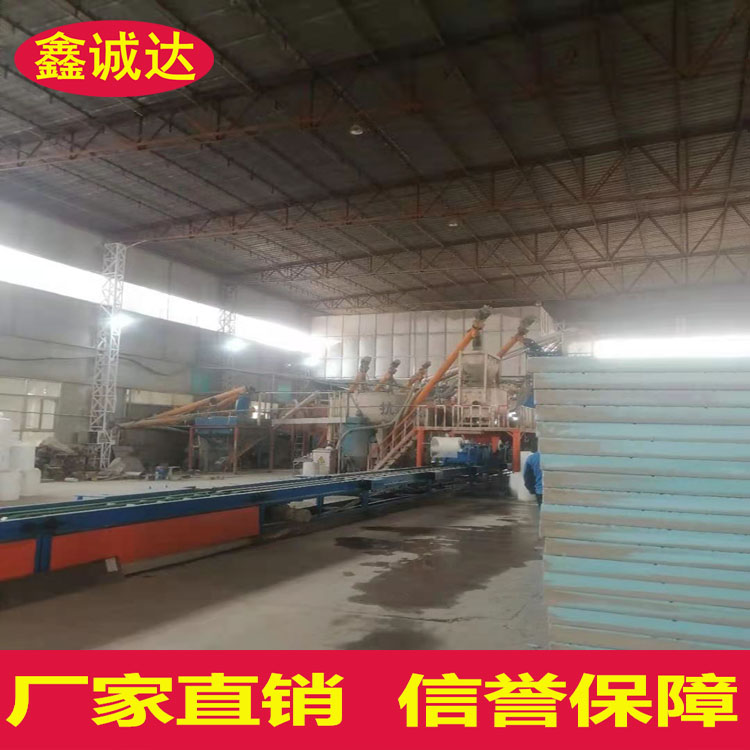 鑫诚达fs保温外模板设备 保温建筑模板设备 现场视频