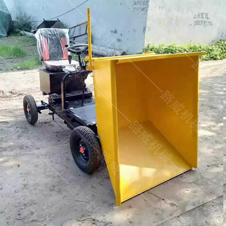 新能源工地电动灰斗车 建筑机械电动灰斗车 座驾式水泥灰斗车