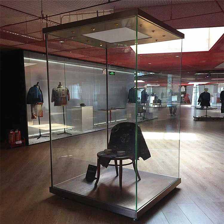 艺术品展柜模型展柜玻璃瓷器展柜博物馆展示柜定制-隆城博具
