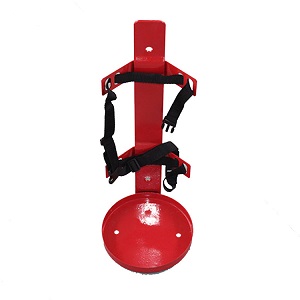 消防灭火器材不锈钢灭火器底座灭火器固定挂架绑带式灭火器