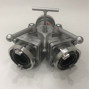 消防灭火器材消防二分水器消防内口扣式二分水分离器水袋分水器
