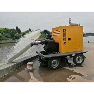 拖车式防汛排涝泵车柴油自吸排水泵站四轮防汛拖车抽水泵车