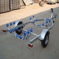 船用拖车工具冲锋舟拖船架小型游艇救援挺拖车载重≥800KG