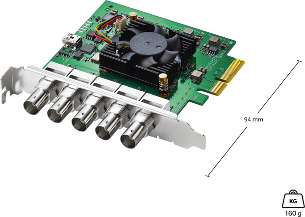 BMD DeckLink Duo 2  3G-SDI接口的采集和输出卡（RMB 3,950）