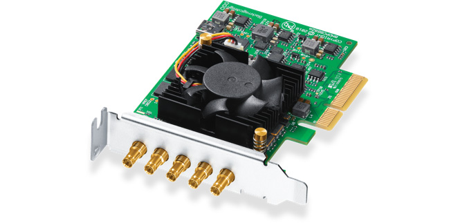 BMD DeckLink Duo 2 Mini 3G-SDI接口的采集和输出卡（RMB 3,950）