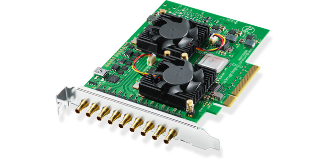 BMD DeckLink Quad 2 采集输出通道合而为一（RMB 7,950）