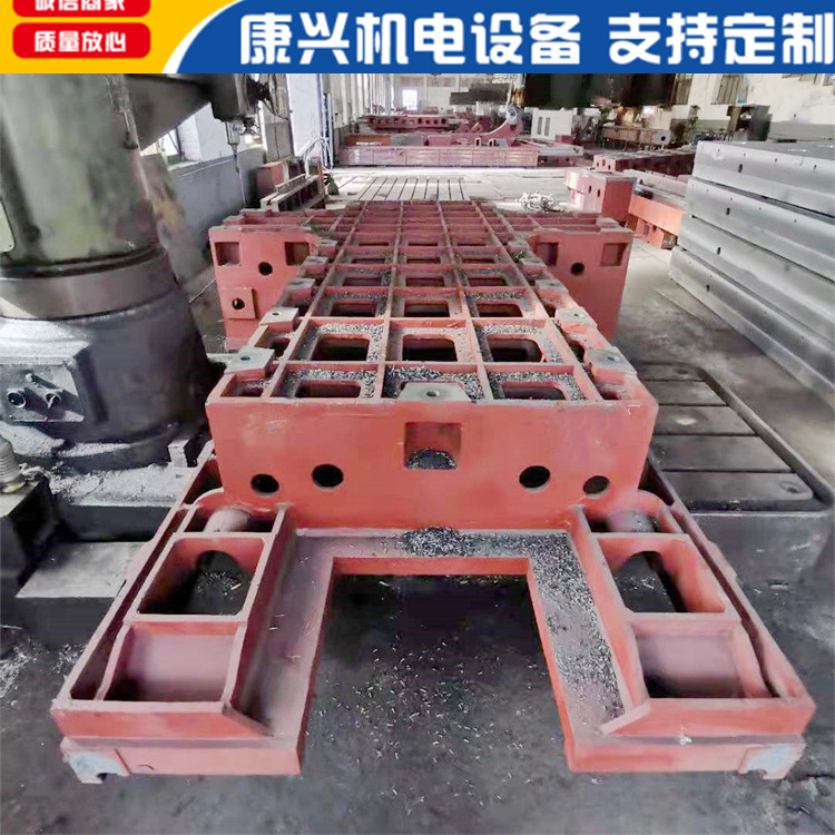 供应机床底座立柱横梁  树脂砂机床箱体铸件 各种设备铸件HT300厂家定制加工