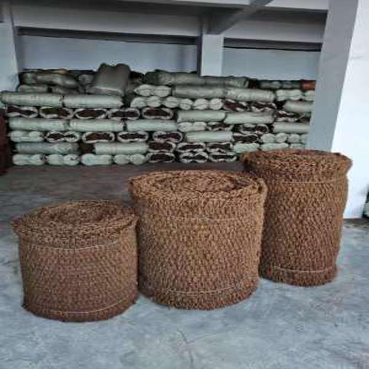 船用天然山棕丝棕垫港口码头绳网垫0.8M沥水船用防滑垫