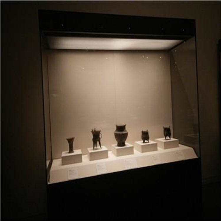 博物馆展柜生产厂家文物字画古物龛柜入墙柜定制-隆城博具