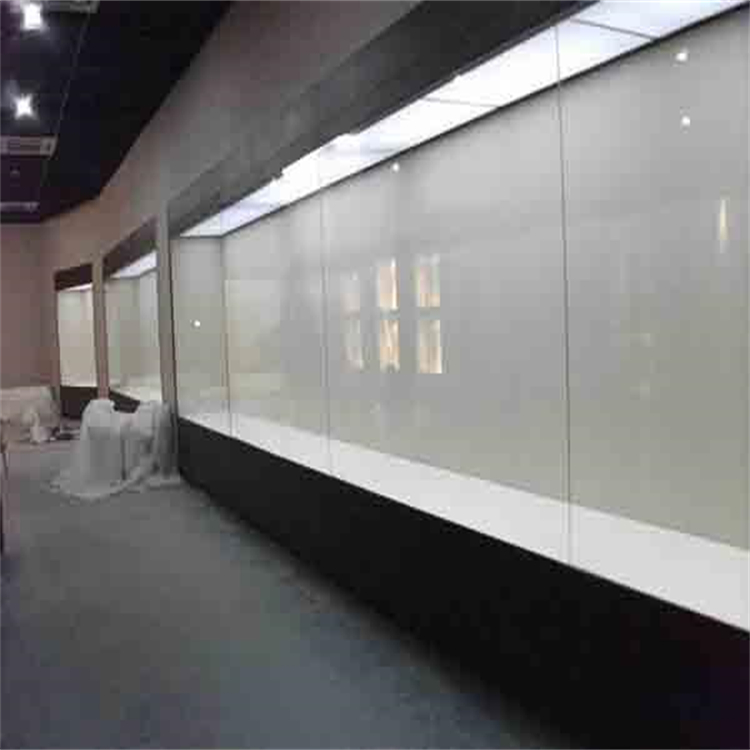 博物馆展柜美术馆字画展柜名家书法展柜古董文物沿墙柜-隆城博具