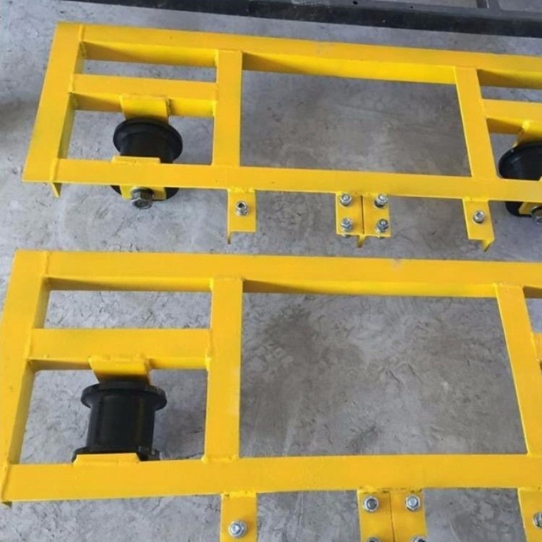 铁路施工维修工具碳钢双铁轨运轨平板车手推式轨道运输车