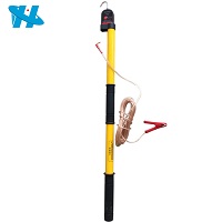 铁路接触网直流验电器DC1500V挂钩式数显验电器伸缩数显测电棒