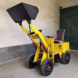 新型全电动装载铲车 小型工程转载机 养牛厂用铲粪铲车
